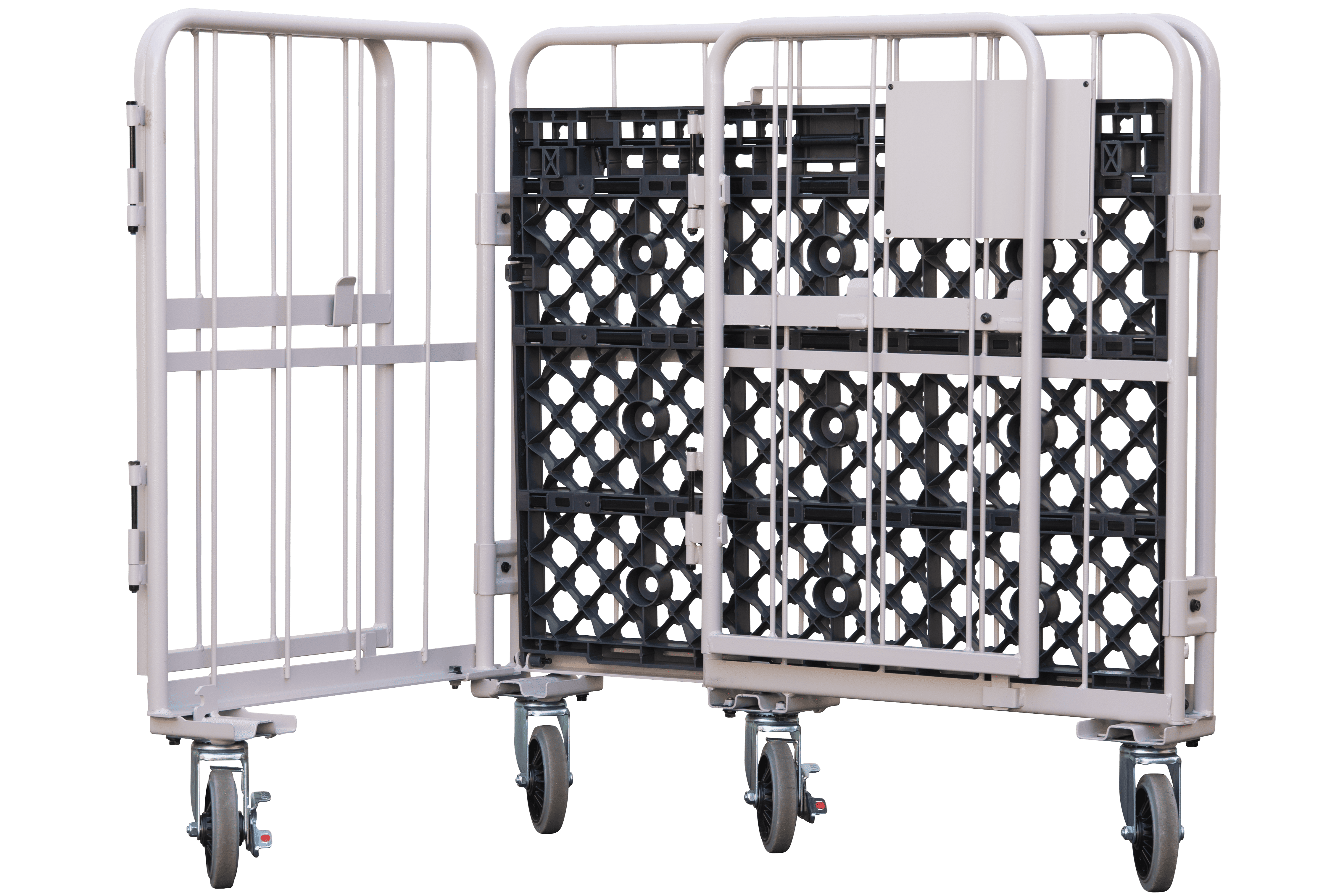 天使のカゴ台車BIG 観音扉付き 画像04