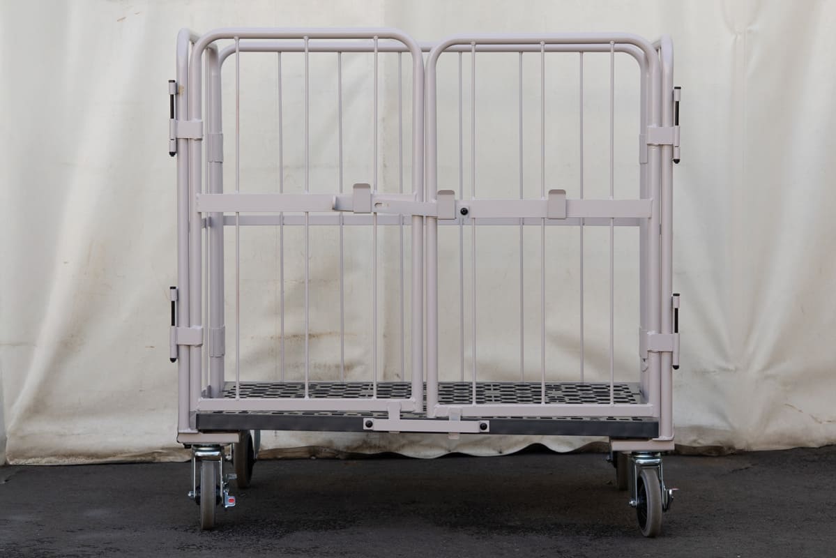 天使のカゴ台車BIG 観音扉付き 画像07