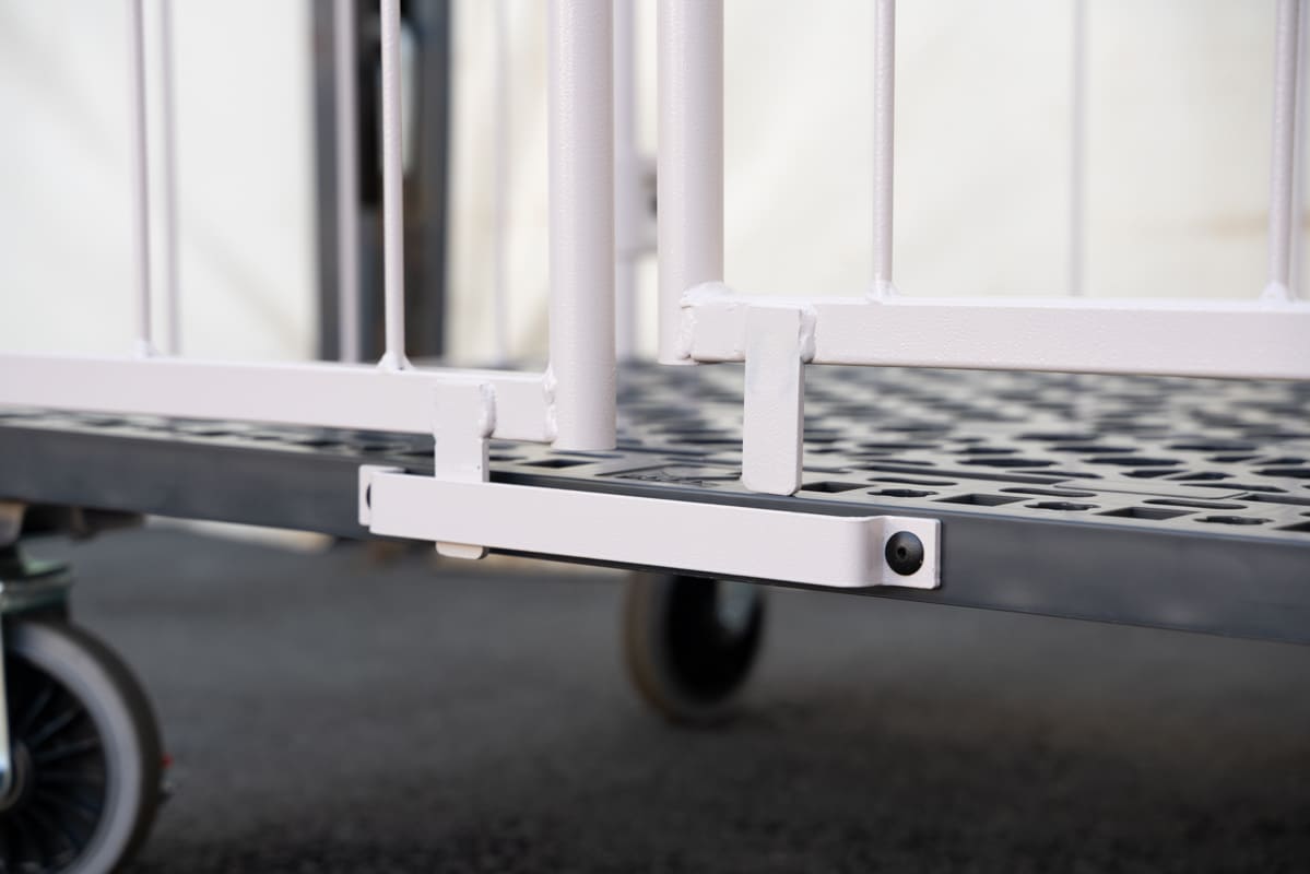 天使のカゴ台車BIG 観音扉付き 画像10