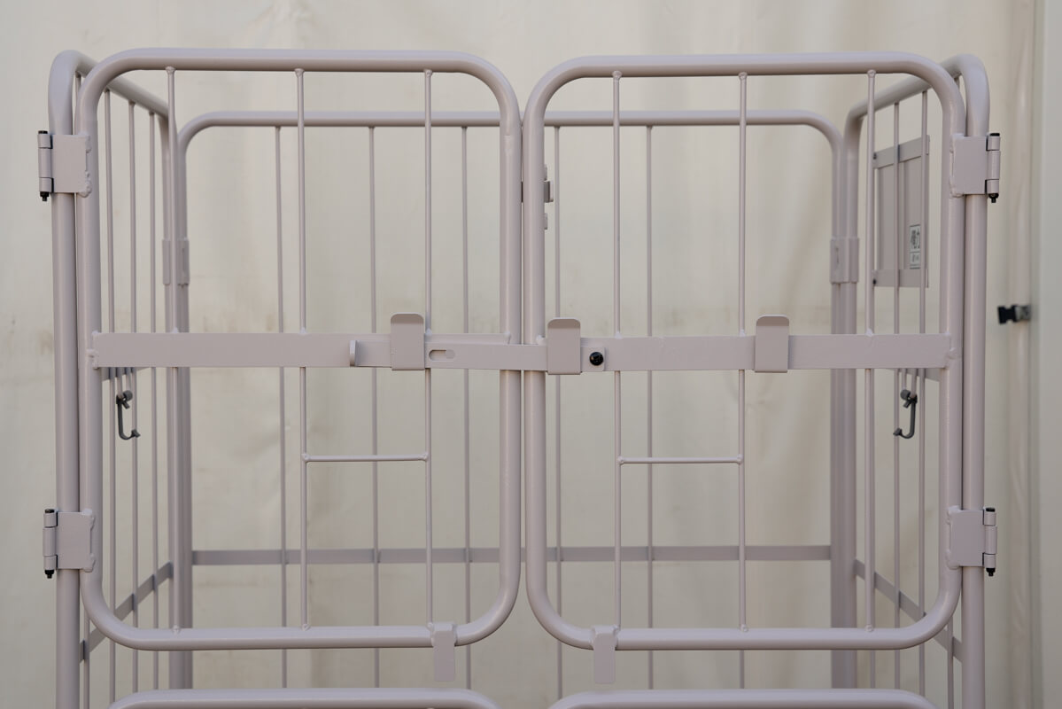 上下観音扉付きカゴ台車 画像15