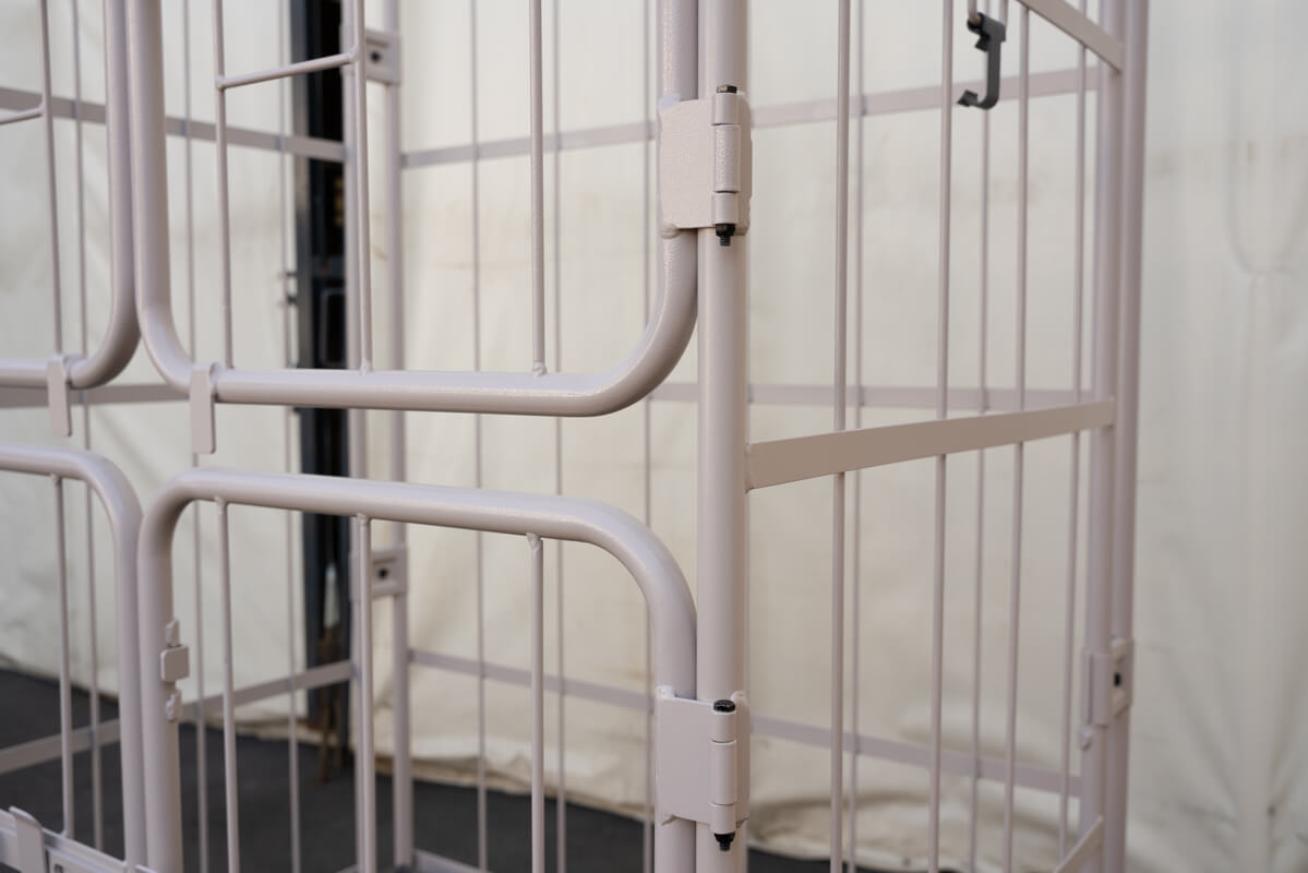 上下観音扉付きカゴ台車 画像16