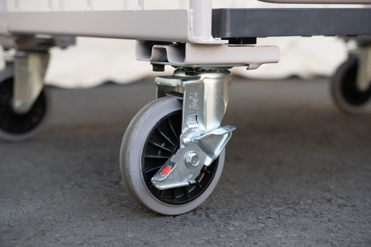 上下観音扉付きカゴ台車 画像19